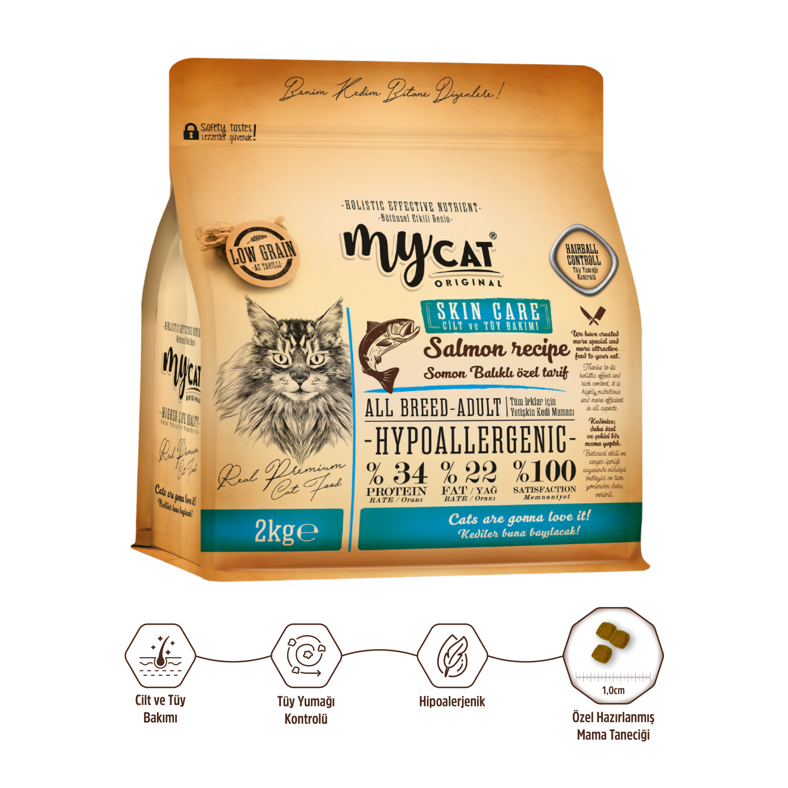 mycat-az-tahilli-skin-care-somon-balikli-yetiskin-kedi-mamasi-2k-resim-9187 (1) MyCat Original Az Tahıllı Skin Care Somon Balıklı Yetişkin Kedi Maması 2kg - Görsel 1